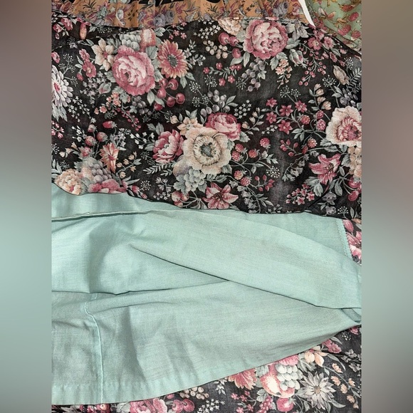 Vintage 1970s Jerell of Texas Boho Prairie Peasant Dress Cottagecore Farmhouse 7 - Picture 5 of 12